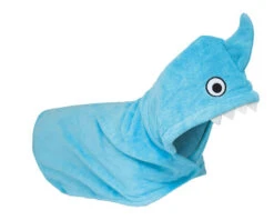 Croci - Peignoir Requin Bleu Pour Chiens - 70x72cm