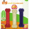 Nylabone - Jouet Os à Mâcher Small Dog XS Poulet Bacon Pour Chiens - X3 -Magasin De Fournitures Pour Chiens 76459