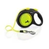 Flexi - Laisse à Enrouleur New Neon Sangle Noir Et Jaune L Pour Chiens - 5m