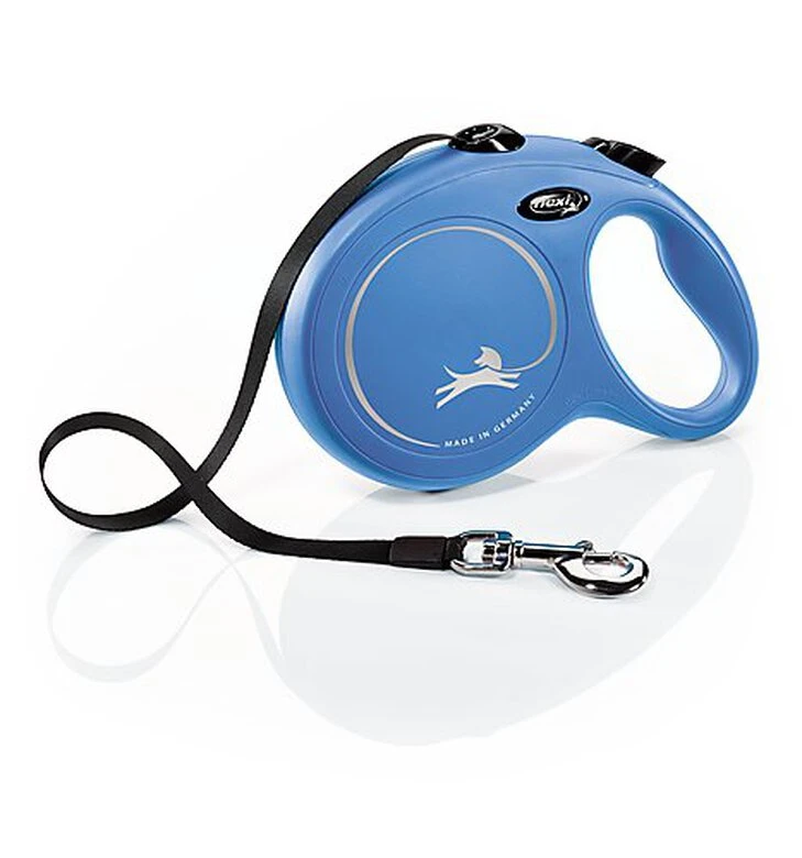 Flexi - Laisse à Enrouleur Classic Sangle Bleu L Pour Chiens - 8m 3 Flexi - Laisse à Enrouleur Classic Sangle Bleu L Pour Chiens - 8m